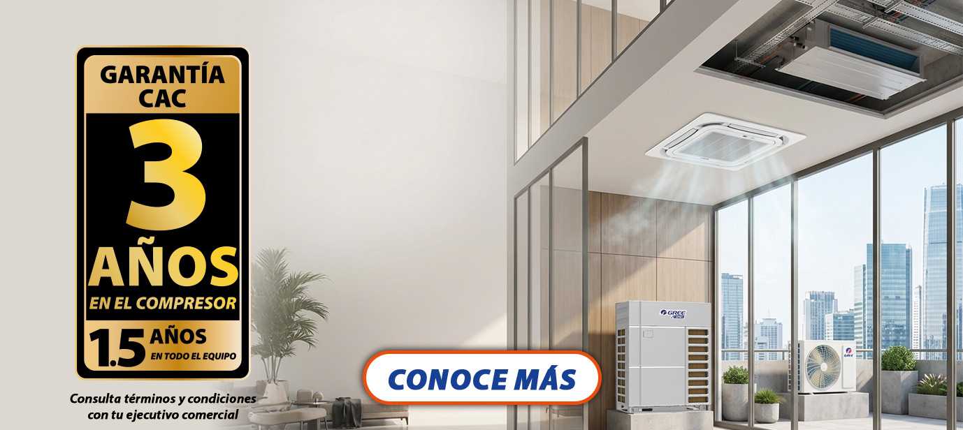 Garantía Gree CAC