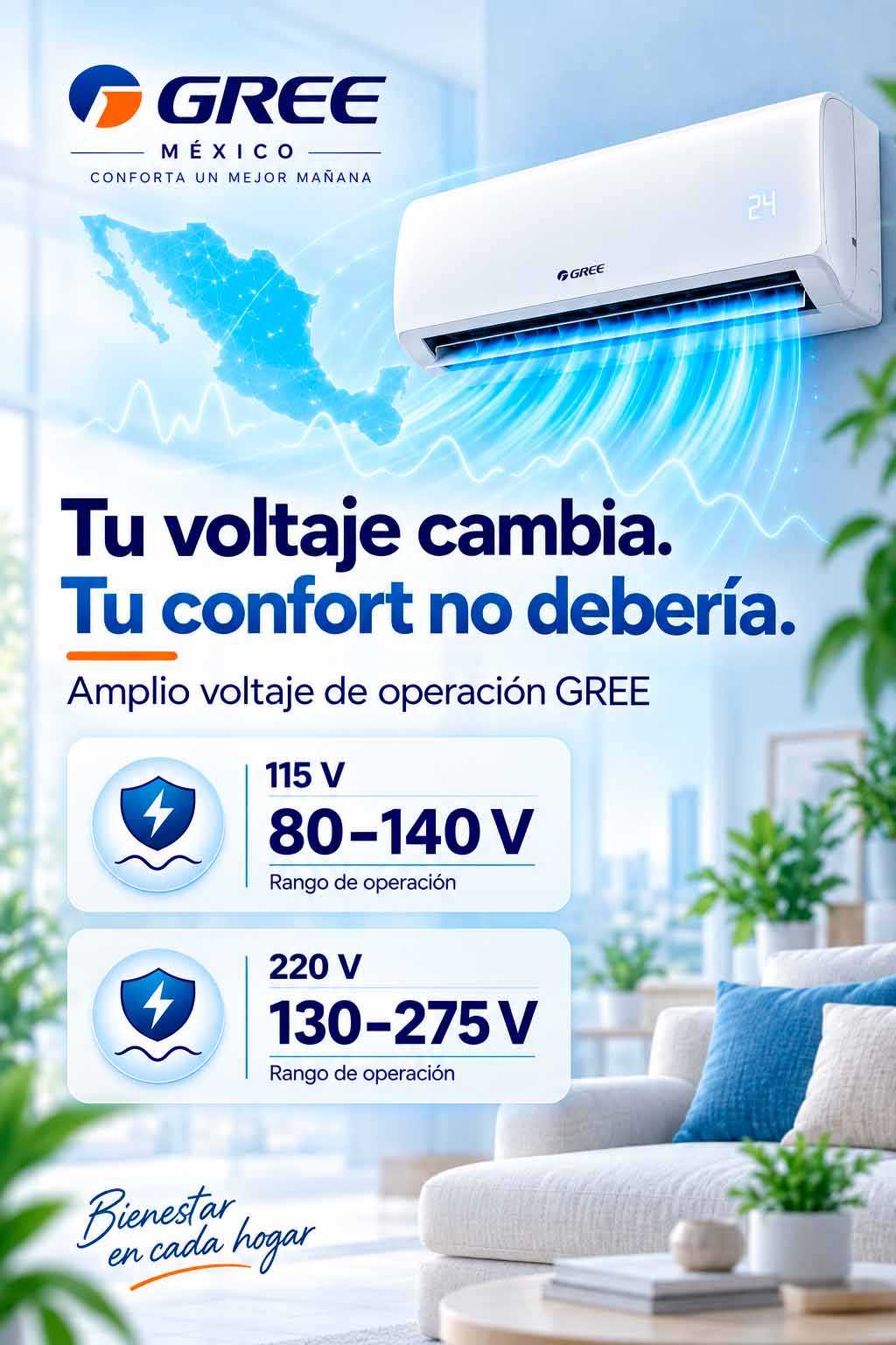 Variaciones de voltaje en México: ¿pueden dañar tu aire acondicionado?
